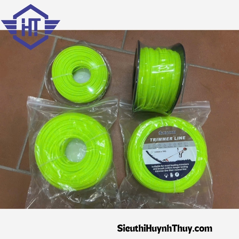 Dây cước cắt cỏ Quy cách 3.5 mm và 4.mm Dây cước cắt cỏ Quy cách 3.5 mm và 4.mm