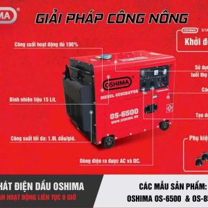 Máy phát điện Oshima OS 6500 5.5KW