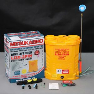Máy phun thuốc trừ sâu, côn trùng điện MITSUKAISHO Li20-2pin Vàng Pin lithium 12V8Ah