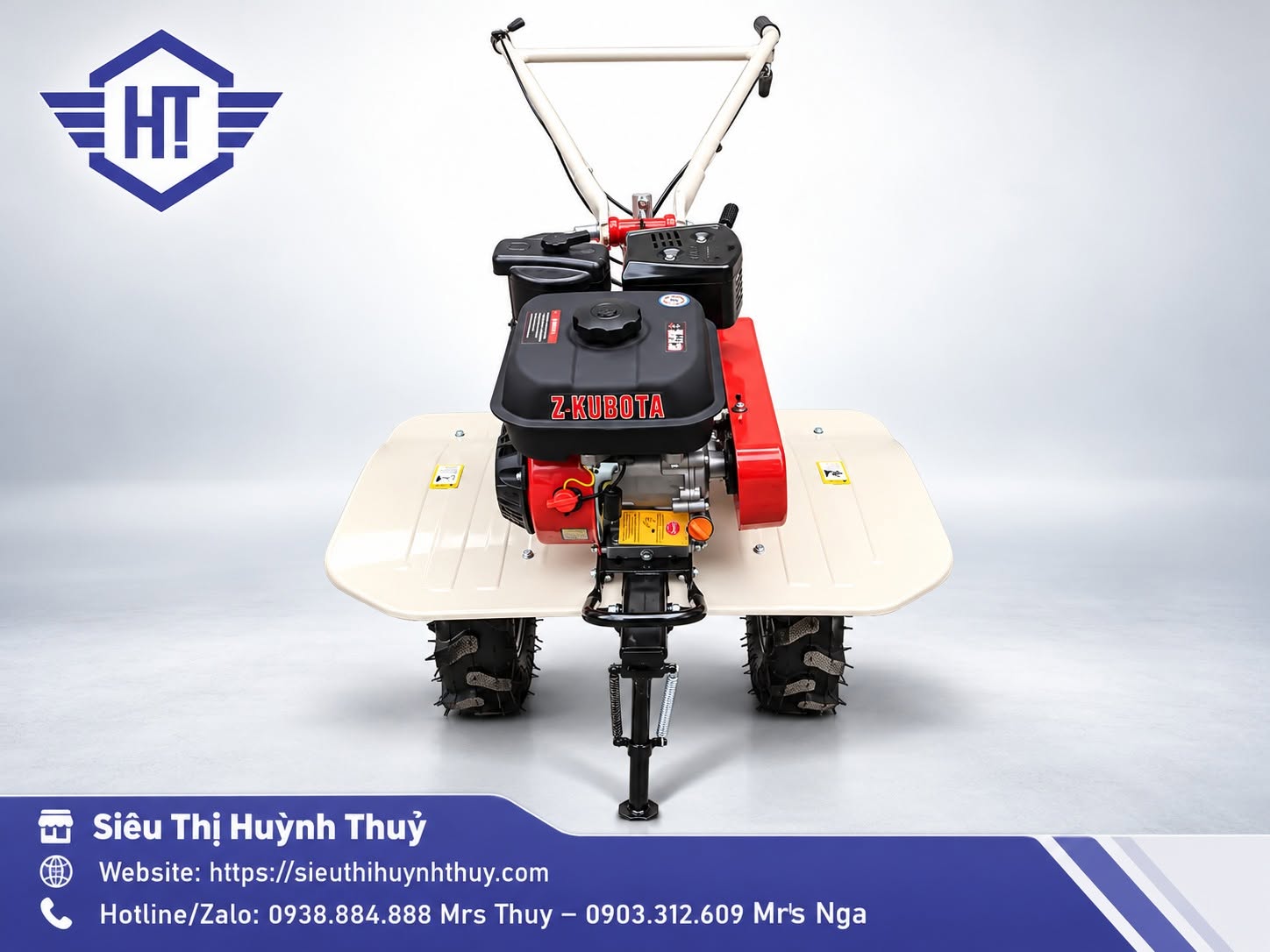 Máy Xới Đất Chạy Xăng Động Cơ Z-Kubota 170 (7.0HP) Máy Xới Đất Chạy Xăng Động Cơ Z-Kubota 170 (7.0HP)