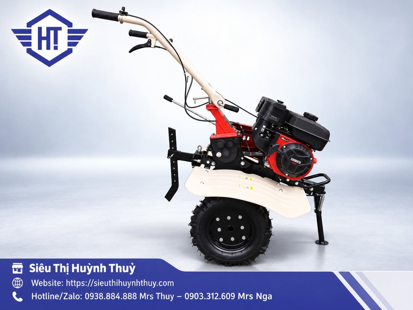Máy Xới Đất Chạy Xăng Động Cơ Z-Kubota 170 (7.0HP) Máy Xới Đất Chạy Xăng Động Cơ Z-Kubota 170 (7.0HP)