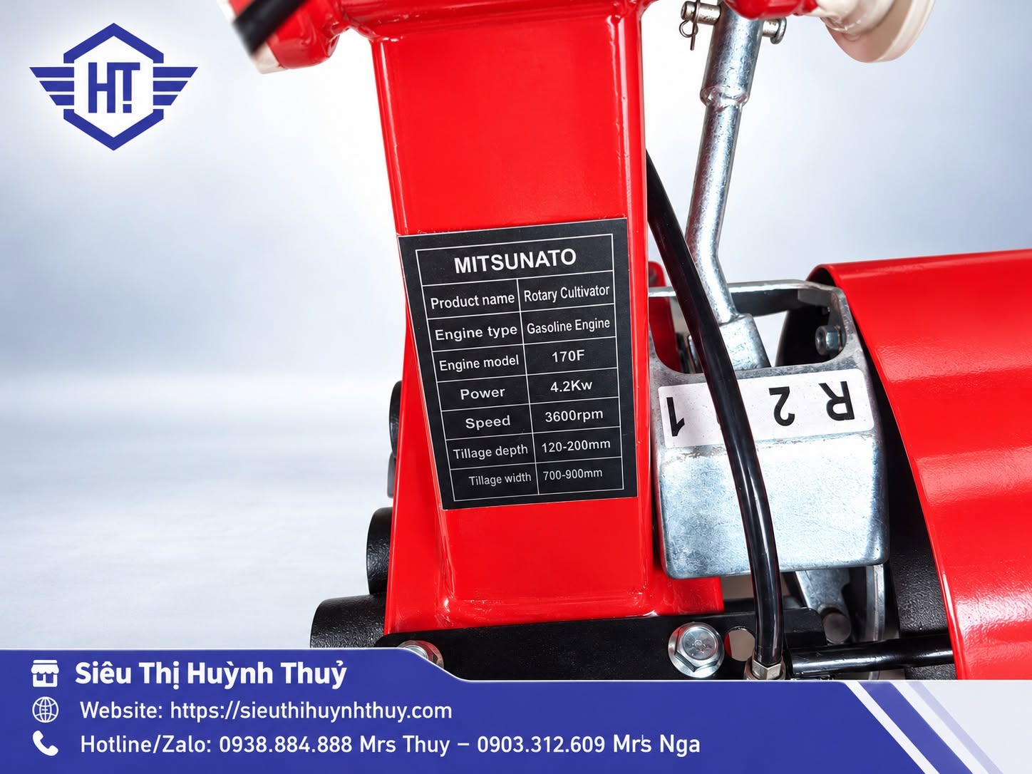 Máy Xới Đất Chạy Xăng Động Cơ Z-Kubota 170 (7.0HP) Máy Xới Đất Chạy Xăng Động Cơ Z-Kubota 170 (7.0HP)