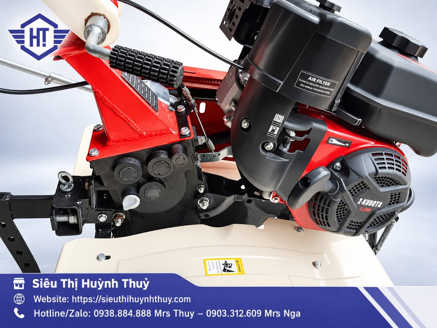 Máy Xới Đất Chạy Xăng Động Cơ Z-Kubota 170 (7.0HP) Máy Xới Đất Chạy Xăng Động Cơ Z-Kubota 170 (7.0HP)